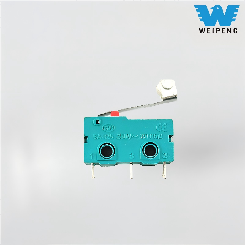 Kontaktni gumb 5A/125V 250V Ravni ročaj Tripolno stikalo za omejitev hoda