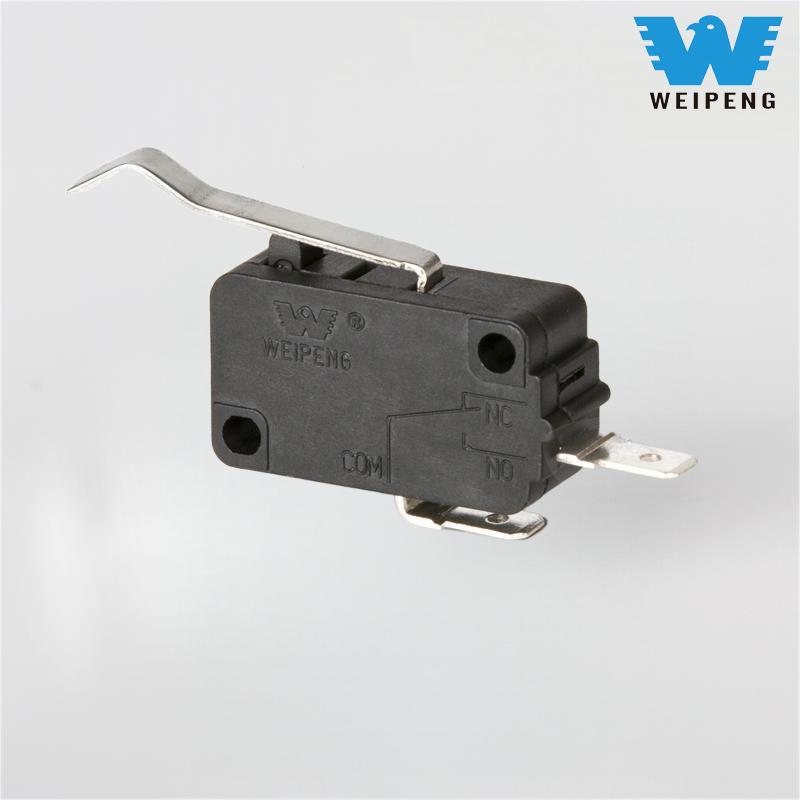 Srebrni kontakt z dvosponskim ročajem, normalno odprt mikro stikalo za grelnik vode