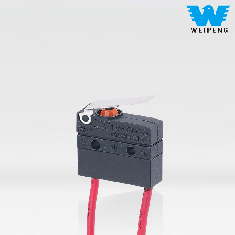 Vodotesno mikro stikalo z žicami za motor vodne črpalke