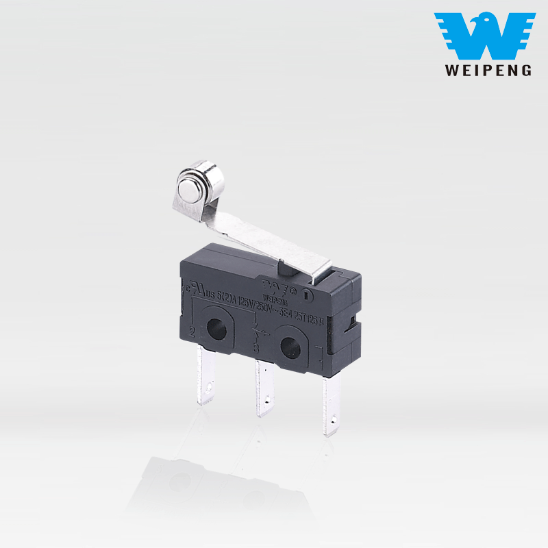 Weipeng 5A 125V 250V 3-pinsko mikro stikalo za industrijsko opremo, odporno na visoke temperature